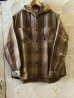 画像1: ALCARZA/HEAVY FLANNEL PARKA OMBRE BEIGE (1)