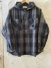 画像1: ALCARZA/HEAVY FLANNEL PARKA OMBRE GRAY (1)