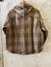 画像2: ALCARZA/HEAVY FLANNEL PARKA OMBRE BEIGE (2)