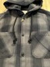 画像3: ALCARZA/HEAVY FLANNEL PARKA OMBRE GRAY (3)