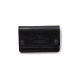 RATS/SHORT LEATHER WALLET   BLACK