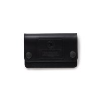 RATS/SHORT LEATHER WALLET   BLACK