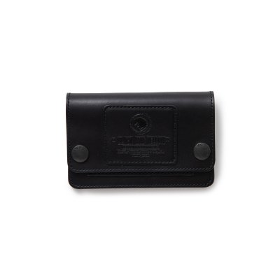 画像1: RATS/SHORT LEATHER WALLET   BLACK
