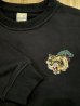 画像5: ALCARZA/EMBROIDERY SWEAT TIGER  BLACK (5)