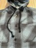 画像3: ALCARZA/HEAVY FLANNEL PARKA OMBRE BLUE (3)
