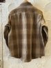 画像2: ALCARZA/HEAVY FLANNEL SHIRT OMBRE BEIGE (2)