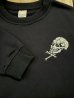 画像5: ALCARZA/EMBROIDERY SWEAT SKULL  BLACK (5)