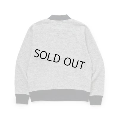 画像2: RATS/HALF ZIP UP SWEAT  H.GRAY