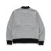 画像2: RATS/HALF ZIP UP SWEAT  H.GRAY (2)