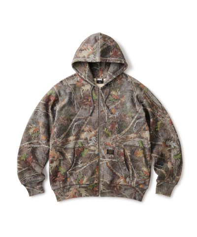 画像1: FTC/THERMAL LINED ZIP UP HOODY  CAMO