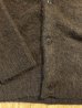 画像4: ALCARZA/MOHAIR LIKE CARDIGAN  BROWN (4)