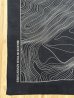 画像4: NANGA/PARBAT CONTOUR MAP BANDANA  BLACK (4)