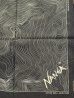 画像2: NANGA/PARBAT CONTOUR MAP BANDANA  BLACK (2)