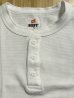 画像3: HANES/BEEFY THERMAL HENLEY NECK  LS T  WHITE (3)