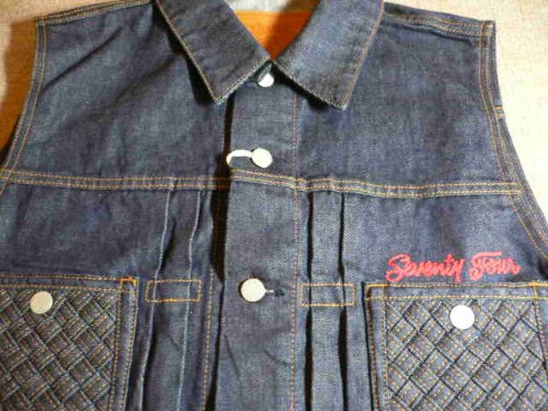 他の写真2: ☆SALE 50%OFF☆ SEVENTY FOUR/TYPE II DENIM VEST  INDIGO