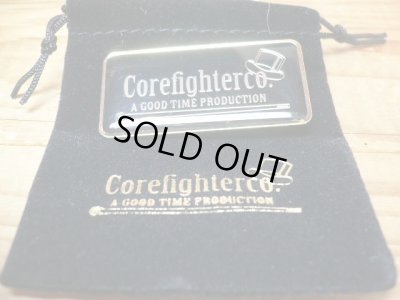 画像1: COREFIGHTER/HAT LABEL MONEY CLIP  BLACKxGOLD