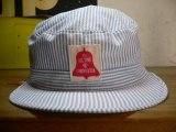 (SALE 35%OFF)COREFIGHTER/HICKORY STRIPE ARMY CAP  WHTxNAVY