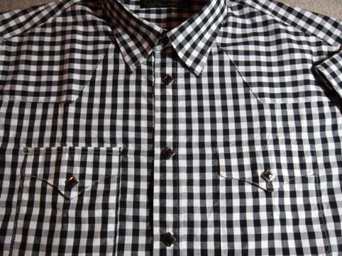 他の写真2: A GOODTIME PRODUCTION/GINGUM CHECK WESTERN SHIRTS BLACK