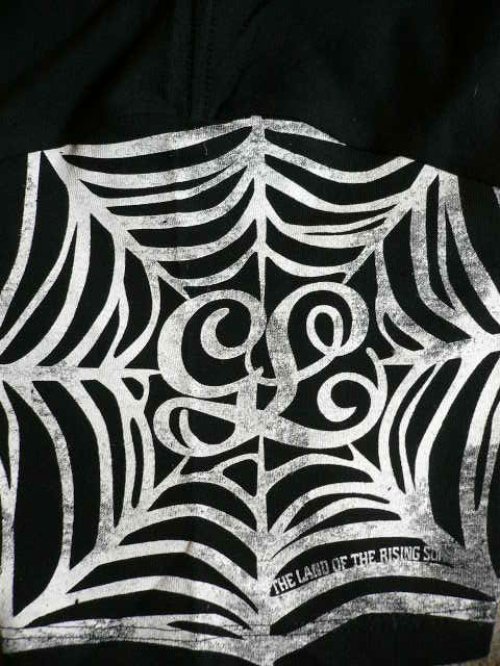 他の写真2: GROK LEATHER/SPIDER WEB TEE  BLACK