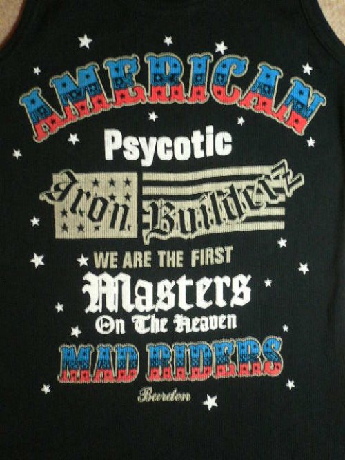 他の写真2: ☆SALE 50%OFF☆ BURDEN/AMERICAN TANK TOP　BLACK