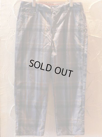 画像1: CORISCO/CHECK CROPPED  PANTS  D.GREY