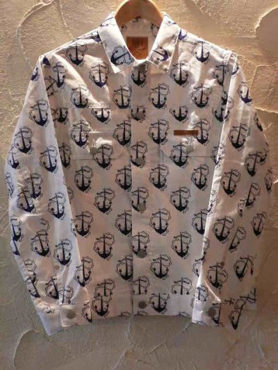 画像1: ☆SALE 40%OFF☆ COREFIGHTER/ANCHOR DONUTS JK  WHITExNAVY