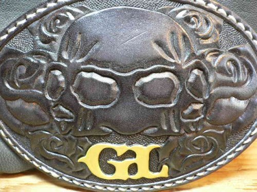 他の写真2: GROK LEATHER/ROSE LEATHER BUCKLE  BLACK