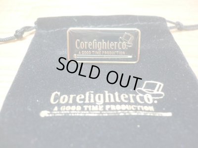 画像1: COREFIGHTER/HAT LABEL PINZ  BLACKxGOLD