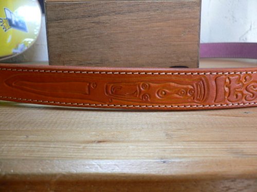 他の写真1: GROK LEATHER/MEND BELT 30mm  SADDLE TAN