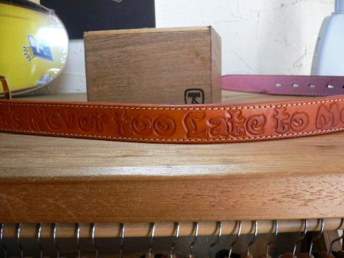 他の写真2: GROK LEATHER/MEND BELT 30mm  SADDLE TAN