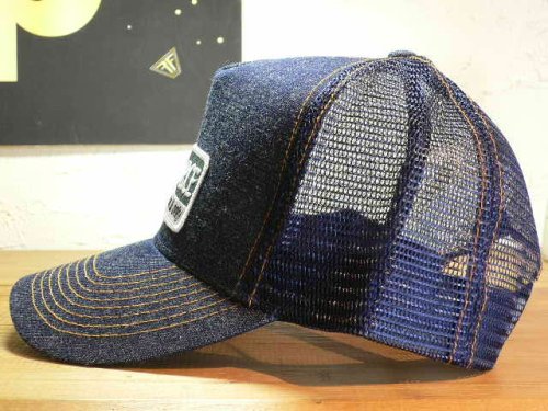 他の写真2: Feel FORCE/ONE&ONLY MESH CAP  DENIME(ORG)xWHITE