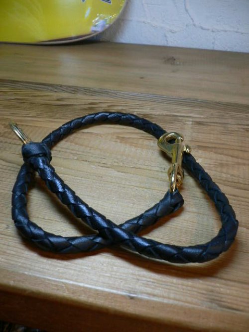 他の写真1: AKER/LEATHER WALLET LEASH  BLACK