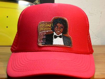 画像1: BELIVE/MICHAEL JACKSON MESH CAP OFF THE WALL  RED