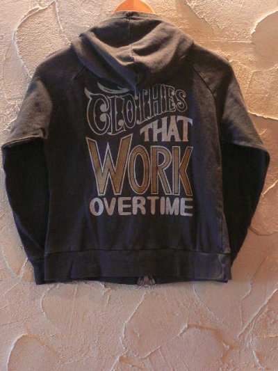 画像1: ☆70%OFF☆UNFINISH/C.T.W.O.T ZIP HOODED BLACK Ladys