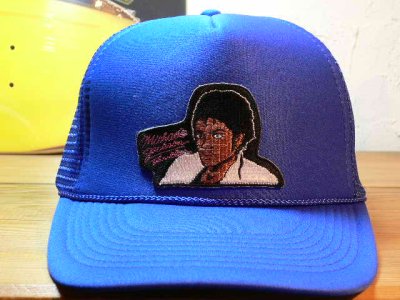 画像1: BELIVE/MICHAEL JACKSON MESH CAP THRILLER  ROYAL