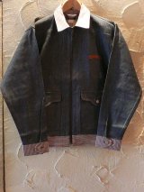 (SALE 35%OFF) SEVENTY FOUR/STRIPED DENIM ZIP UP ENGINNER JKT   INDxRED
