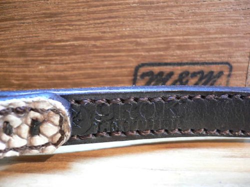 他の写真2: GROK LEATHER/SHORT BRACELET  PYTHON