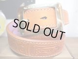 GROK LEATHER/MEND BELT 30mm  SADDLE TAN