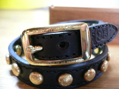 他の写真3: GROK LEATHER/LONG RIVET BRACELET 13mm  BLACK 