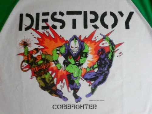 他の写真2: COREFIGHTER/BATTING T DESTROY　WHITExGREEN