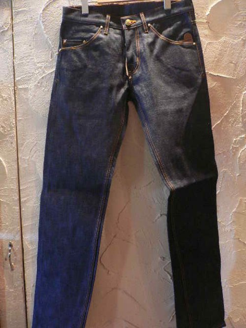 他の写真1: GROK LEATHER/THUNDER TROUSER  INDIGO BLUE