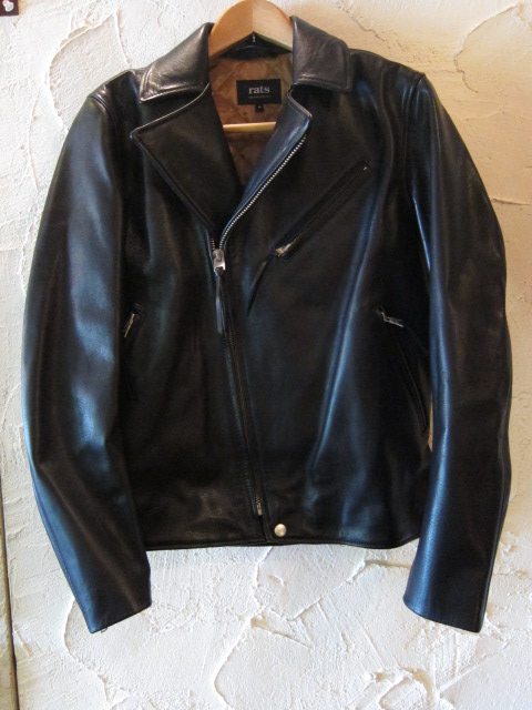 RATS/LEATHER RIDERS JKT BLACK RATS