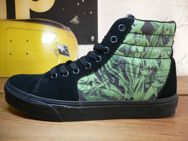 VANS/SK 8HI ROB ZOMBIE BLACKxGREEN - FeelFORCE