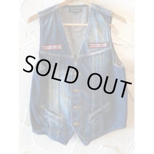 画像: SOFTMACHINE/JUDEMENT VEST USED DENIM