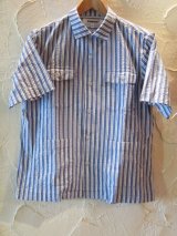 画像: (SALE 40%OFF) INTERFACE/STRIPE BOX OPEN SHIRTS  NAVYxWHITE