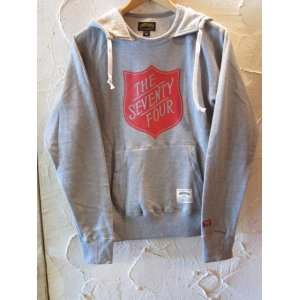 画像: (SALE 40%OFF) SEVENTY FOUR/PULLOVER SWEAT HOODY  GRAY