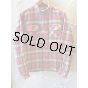 画像: BELAFONTE/CHECK FLANNEL SHIRTS  RED