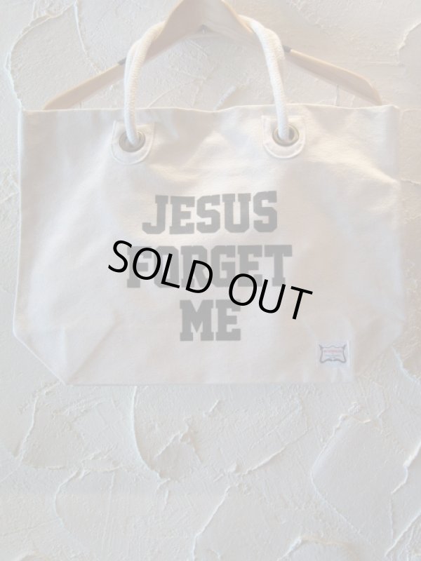 画像1: INTERFACE/JESUS FOR GET ME TOTE BAG  OFFWHITE