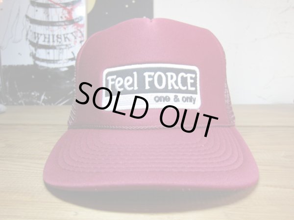 画像1: Feel FORCE/ONE&ONLY MESH CAP  BURGUNDY