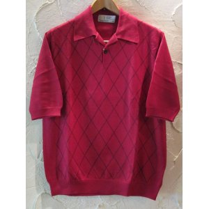 画像: ☆SALE 65%OFF☆ JOHN SMEDLEY/COTTON ARGYLE S/S POLO  RED